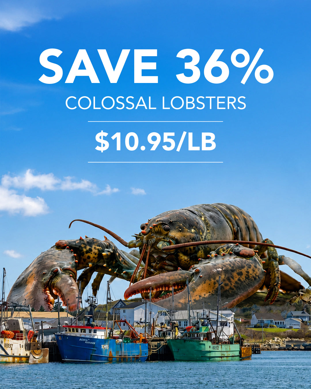 Colossal Lobsters 6-10 LBS
