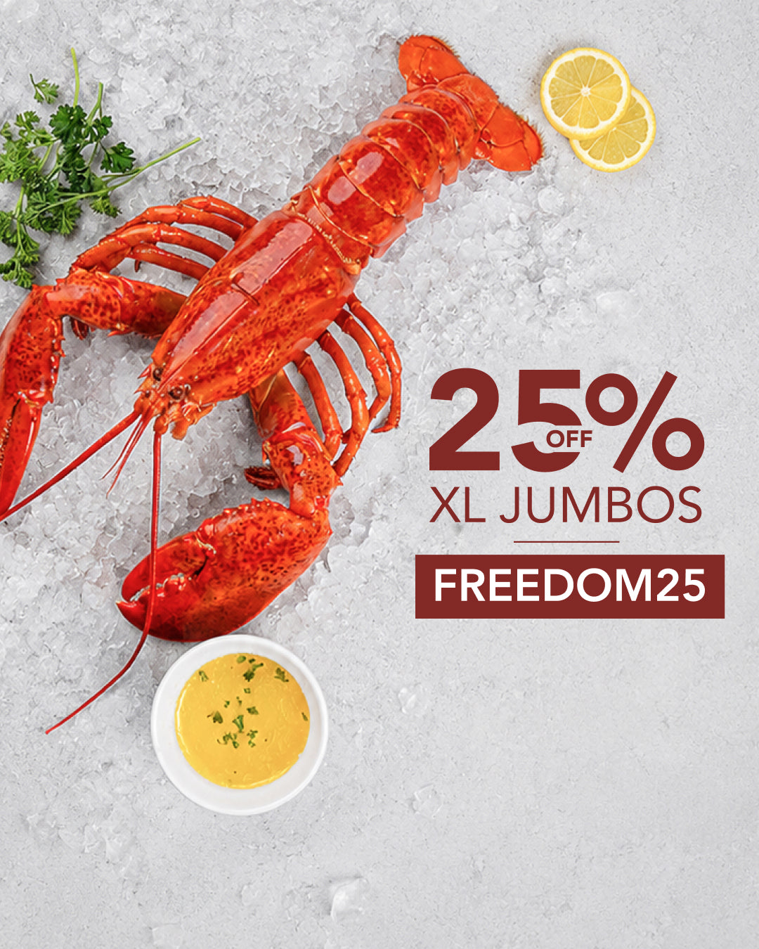 XL Jumbo Lobsters 6-8 LBS - Lobster Boys