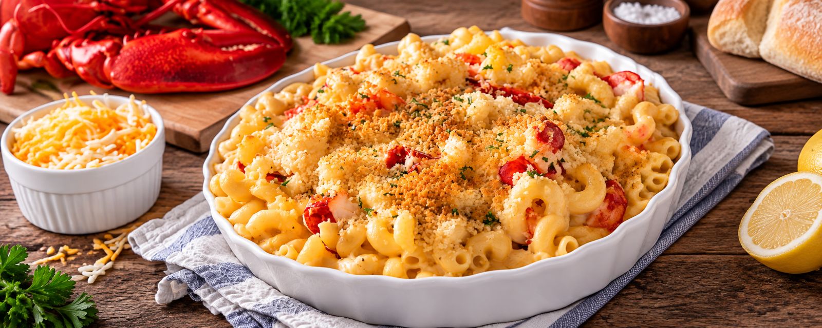 Lobster mac and cheese